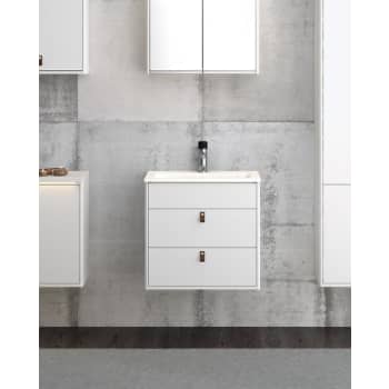 [784429130] Gustavsberg Graphic møbelsæt 60 cm med 2 skuffer hvid, vask