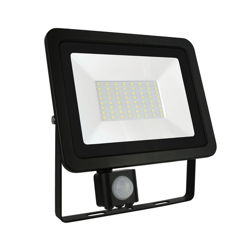 [SLI029040NW-CZUJNIK] 50W LED projektør m. sensor 4000K 3850 Lumen