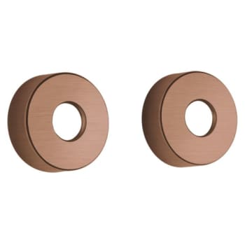 [745124739] Damixa Rossetter (store). 2 stk til 3/4". Ø75 mm. Børstet kobber