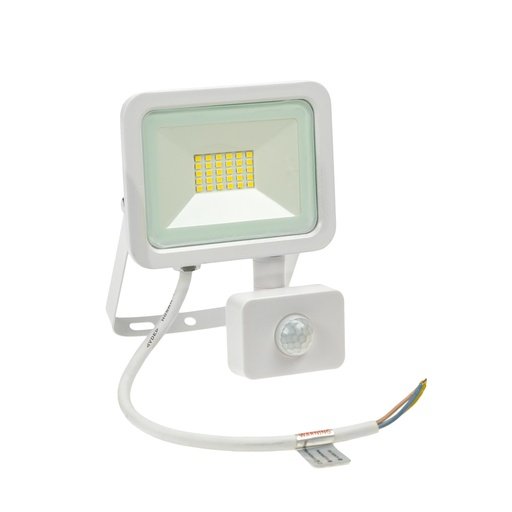[SLI029042WW-CZUJNIK] 20W LED projektør m. sensor 3000K 1700 Lumen