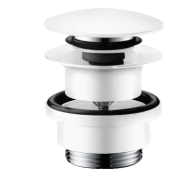 [747042020] Hansgrohe push-open BV 1 1/4", mat hvid