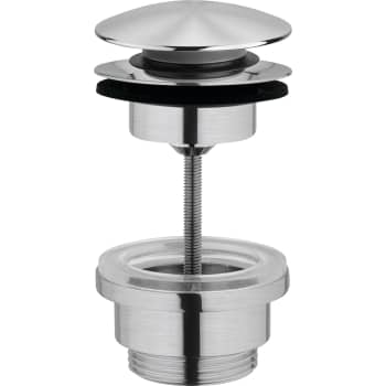 [747048757] NICO push-up bundventil 1 1/4" rustfri stål, kort