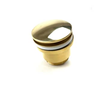 [747052019] Bundventil  1.1/4" med skrue. Push up. Poleret messing