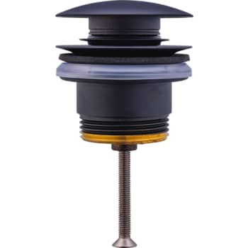 [747092011] Duravit Push-open bundventil, mat sort