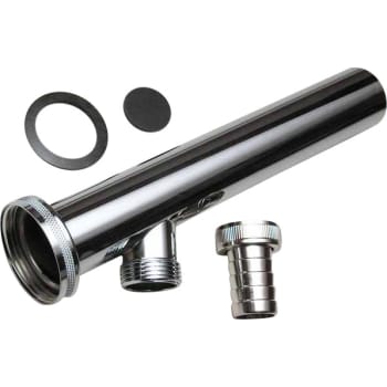 [750049350] Tilslutningsrør med studs 1.1/4" - 32 mm krom