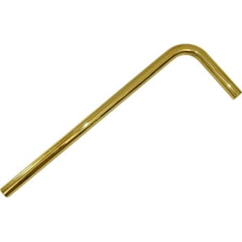 [750233110] Afgangsrør, poleret messing, 32 mm. 220x680 mm. 