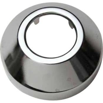 [750335010] 1.1/4" Forkromet roset høj