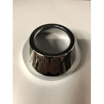 [750335011] 1.1/2" Forkromet roset høj