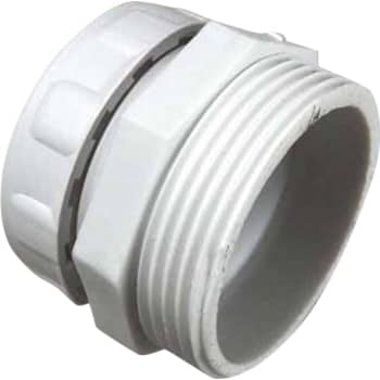 [750362011] Afløbs overgang 1.1/2" - 32 mm PP nippel hvid