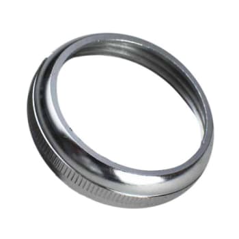 [750371010] 1.1/4" Forkromet omløber til afgangsrør