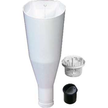 [750466740] Purus PUM afløbstragt 40 mm x 1.1/4" med lugtspærre og trævle-si