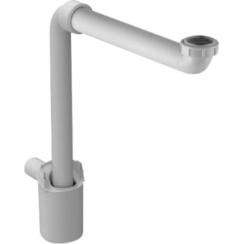 [750644510] Duravit pladsbesparende vandlås 1 1/4", hvid