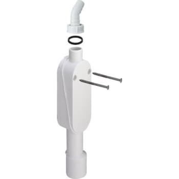 [750710050] Viega vandlås til væg 40/50 mm med afgang til vaskemaskine