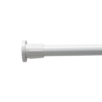 [930096719] Hefe badeforhængsstang, 110-183 cm, hvid