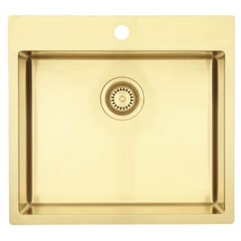 [930192835] Lavabo Kubus 540 Soft køkkenvask, messing