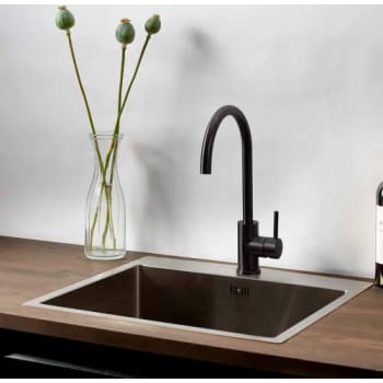[930192836] Lavabo Kubus 540 soft køkkenvask, 54x50 cm, sort krom