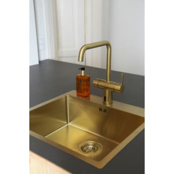 [930192837] Lavabo Kubus 540 soft køkkenvask, 54x50 cm, guld