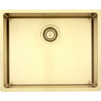 [930192839] Lavabo Kubus 500 Soft køkkenvask 54x44 cm, messing