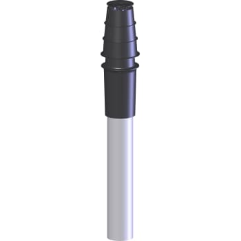 [342973081] 80/125 Metalbestos ConneXt taggennemføring, PP/Alu - sort