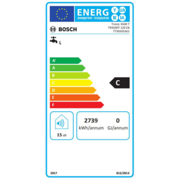 [345300120] Bosch Tronic 4500 T 120 - El-vandvarmer med elektronisk display