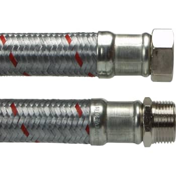 [347183005] Kedelslange 1" x 500 mm nippel+omløber 10 bar