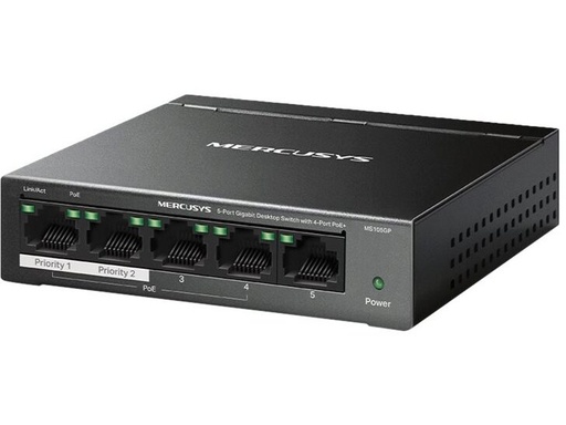 [H65018] MS105GP V1 Switch 5-porte Gigabit Ethernet PoE+