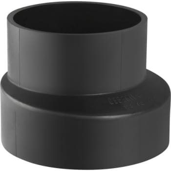 [184093328] 160 x 125 mm Reduktion excentrisk sort PEH Geberit