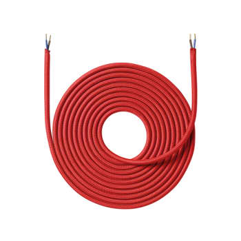 [6232200135] Stofledning 4 meter, Rød