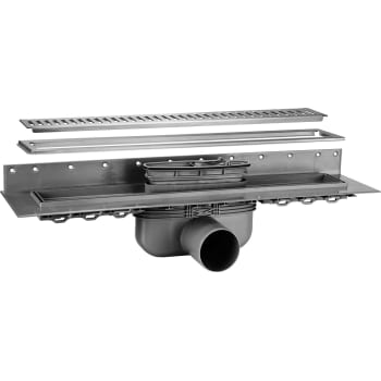 [155822609] Purus Line RIB 900 mm afløbsrende, 50 mm, vandret, bagvæg