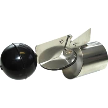 [153940160] HF 160 mm rustfrit tilbageløbsstop til PVC/beton