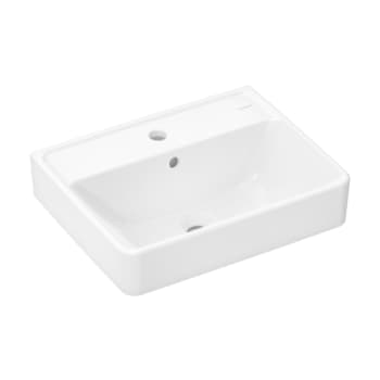 [622511000] HANSGROHE Xanuia Q håndvask 500x390mm hh midt t/væg porcelæn hvid