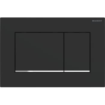 [617080361] Geberit Sigma 20(Ex.30) betjeningsplade i mat sort/krom