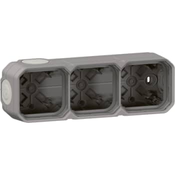 [8717405385] PLEXO 55 IP55 underlag 6 modul membran, grå