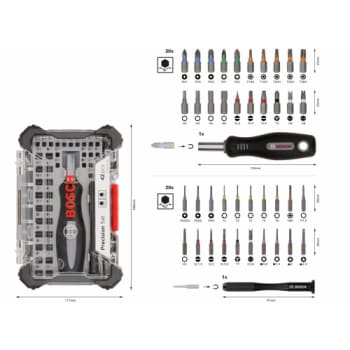 [881403958] Bosch bitssæt Precision, 42 dele