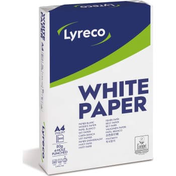 [881880377] Printerpapir, A4, 80 g, med hul, 500 ark