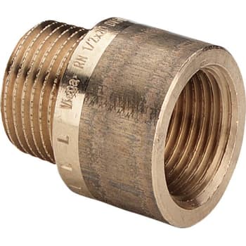 [743173016] 3/4" x 15 mm Rødgods Silicium Bronze haneforlænger