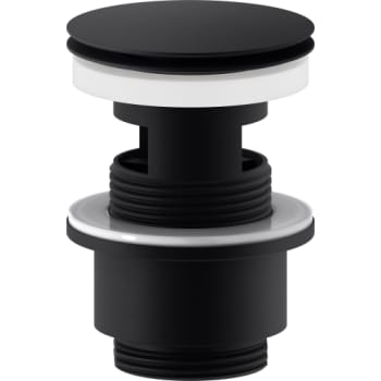 [747088871] Mora Push Down bundventil med overløb, mat-sort