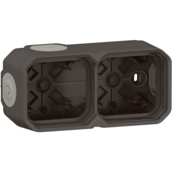 [8717405042] PLEXO 55 IP55 underlag 4 modul membran, antracit