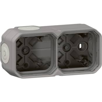 [8717405369] PLEXO 55 IP55 underlag 4 modul membran, grå