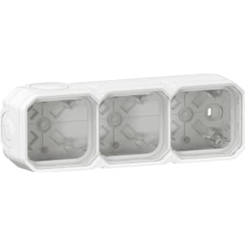 [8717405437] PLEXO 55 IP55 underlag 6 modul membran, hvid