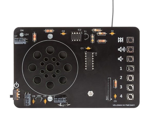 [H35167] FM-radio med digital styring (loddekit)