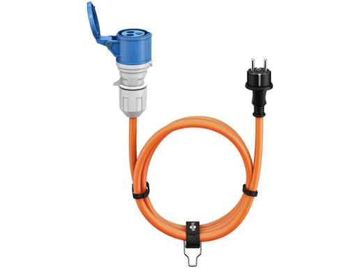 [H64999] CEE adapterkabel - CEE7/7 han til 3P CEE hun (1,5m)