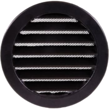 [1978014981] Duka metal udvendig rist DUSAV Ø125 mm, sort