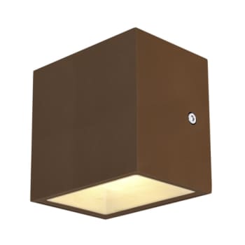 [4243901069] Væglampe Sitra, op/ned, LED, 2x560 lumen, rustfarvet, IP44