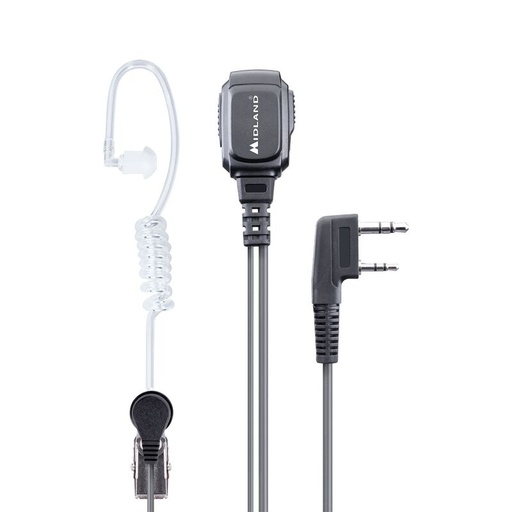 [H61758] MA31-LK PRO mik. m. pneumatisk earphone, PTT, 2 pin Kenwood