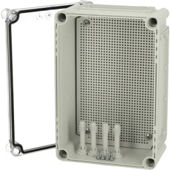 [8212052848] EKJB MPI komplet kasse 280x190x130 mm med transparent låg inklusiv  montageplade i plast