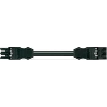[4228585565] Mellemkabel 5M HF Eca hun/han 3-polet sort