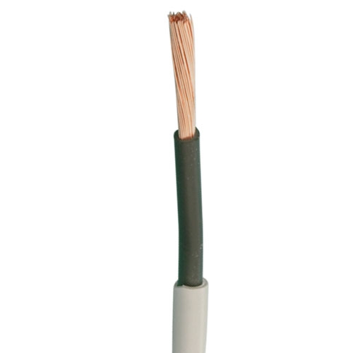 [3032302838] PVT dobbeltsoleret 1x6mm² grå - pr. meter