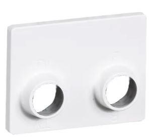 [1087005386] Opus66 Afdækning til antenneudtag TV/R hvid