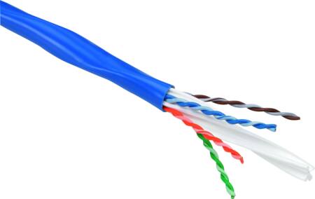 [5283201236] KABEL KAT6A U/UTP 4P 305M BLÅ DCA